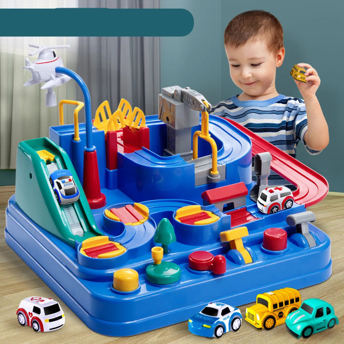 Parking Lot Car Track Toy