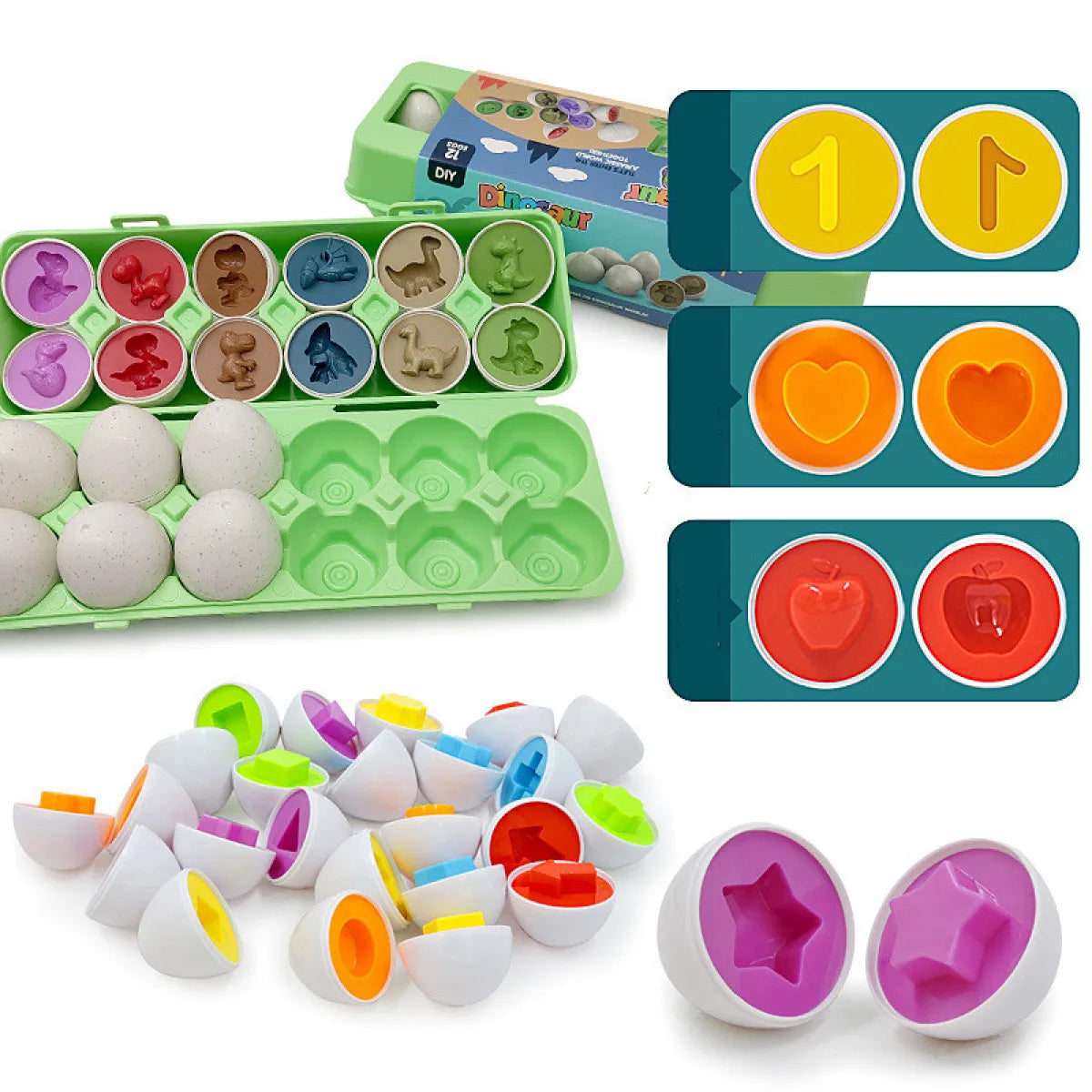 Montessori Smart Egg Shape Sorter Toy